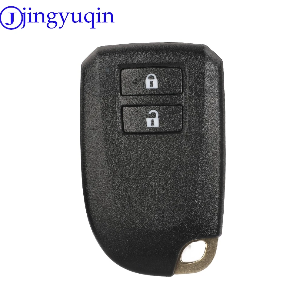 Jingyuqin 車リモートキーシェル Fob トヨタヤリス L VIOS 2/3 ボタンスマートキーケースカバーハウジング