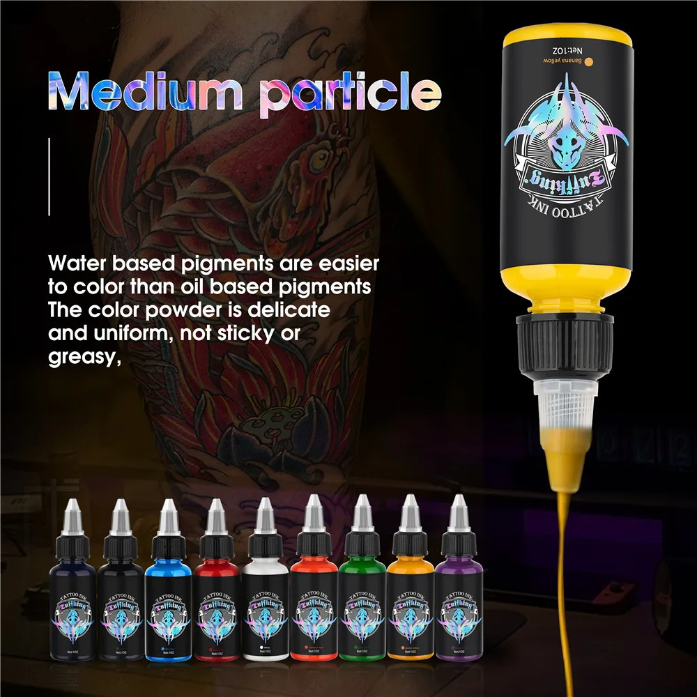 Professional Tattoo Ink Pigments Eyebrow Body Art Tattoo Kits Semi-permanent Beauty Paints Makeup TattooTattoo Supplies Tools