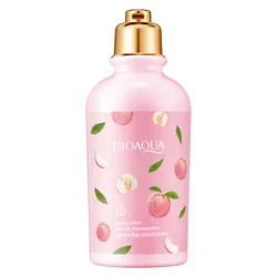 1PCS Peach Lactobacillus Body Lotion Brighten Skin Tone Moisturizing Nourishing Lasting Fragrance Whitening Body Care Cream 250g