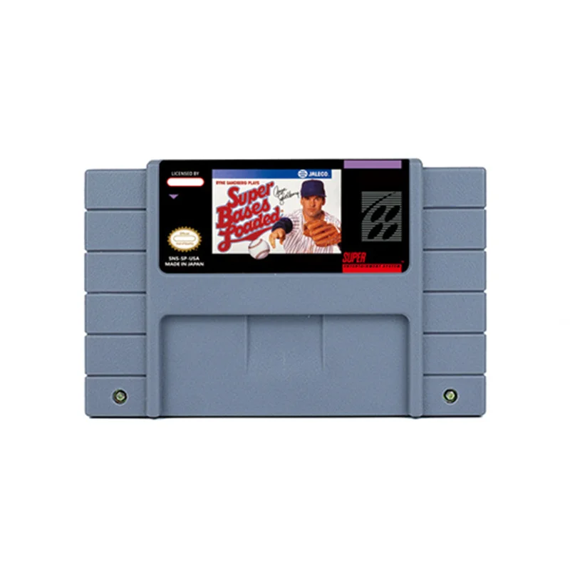 لعبة الحركة المحملة بقواعد فائقة لهدايا الأطفال SNES 16 بت Retro Cart