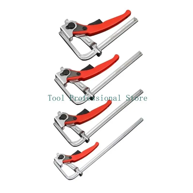 57QF Insert Clamps Benches Hold Down Clip Quick Ratcheting Track Guide Rails Clamps Benches