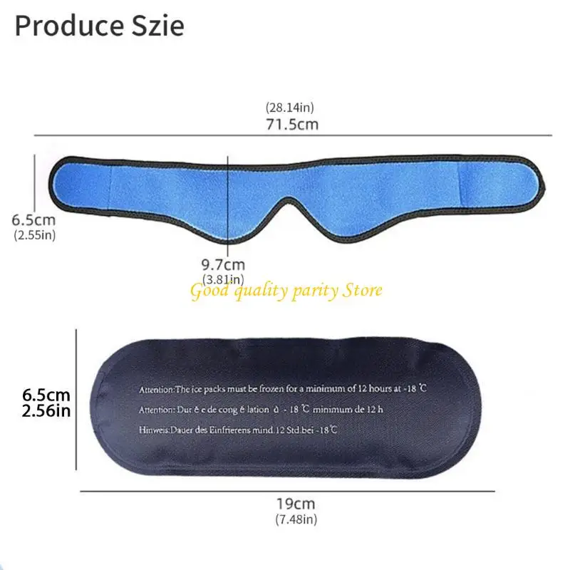 M4ya Wisdoms Dientes manada Compresa compresa enfriamiento Packle para barbilla para