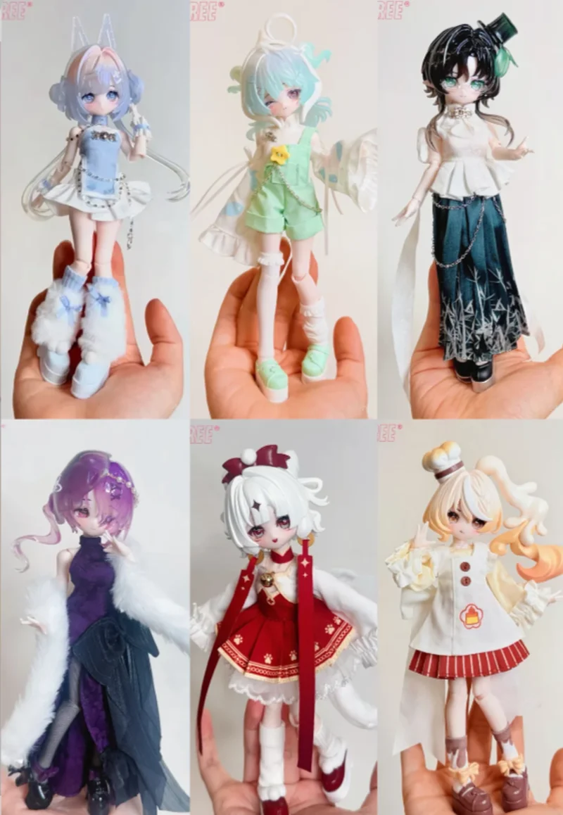 

Instock Come4free Minty 1/8 Bjd The Fortune-Telling Sign Is Auspicious Series Blind Box Action Movable Joint Customized Toy Gift