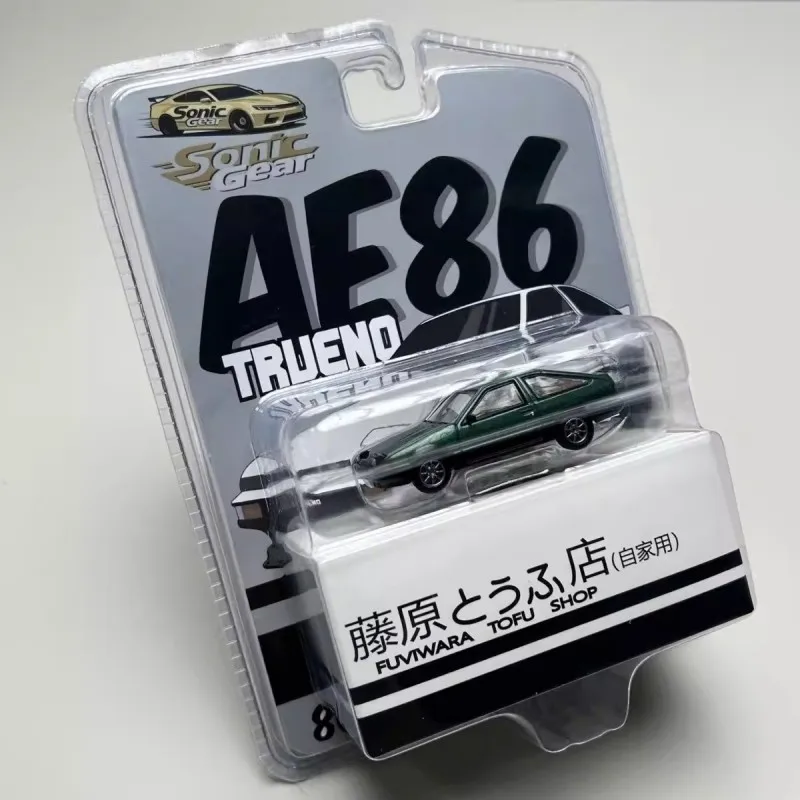 Sonic Gear 1:64 Toyota AE86 Trueno Initial D Fujiwara Tofu Shop