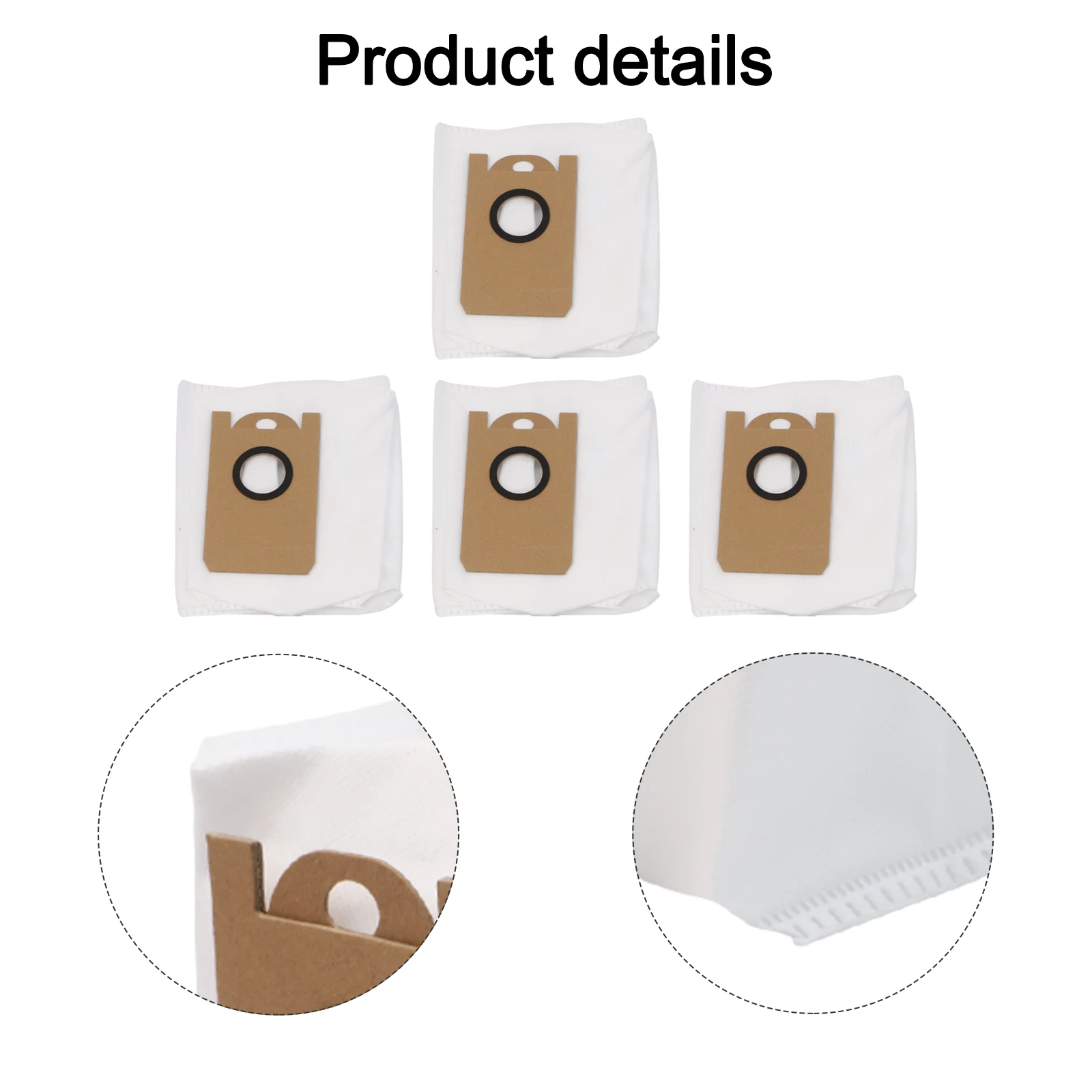 Efficient Filtration Dust Bags Cleaner Dust Bags Easy Installation Healthy Environment Hygienic Floors Regular Use