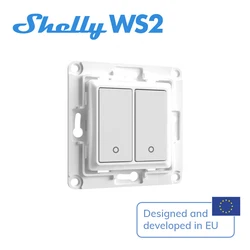 Shelly Wall Switch WhiteThe 1 2 4 Buttons Switch Comes With Attachable Relay Holder Compatible Wall Switch Console
