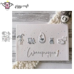 Piggy Craft metalowe matryce do wycinania matryce do wycinania zabawki dla dzieci dekoracja scrapbook papier rzemiosło nóż forma ostrze dziurkacz szablony matryce