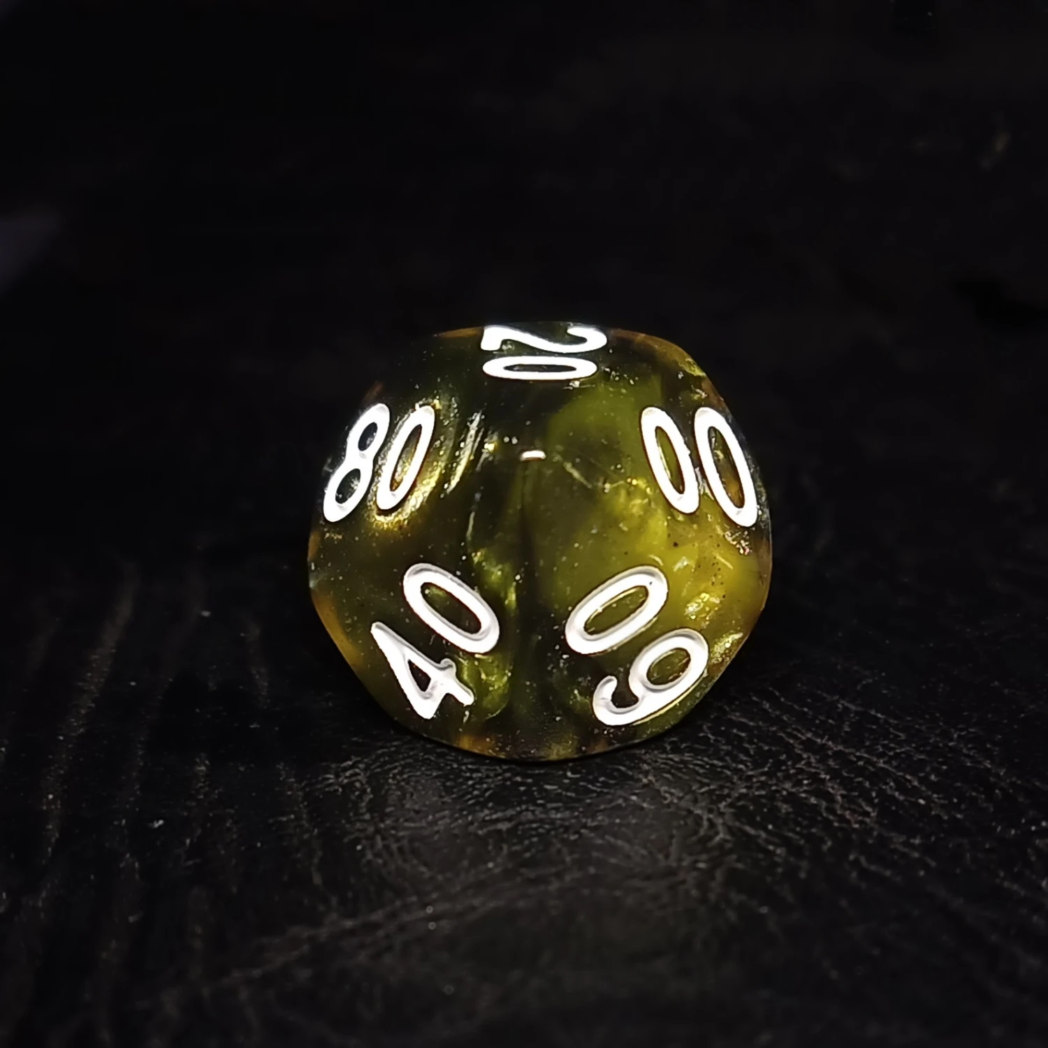 올리브 그린 별이 빛나는 하늘 갤럭시 주사위 세트, D4 D6 D8 D10 D % D12 D20 D & D COC 테이블 게임, DND RPG 주사위 세트, 7 개/세트