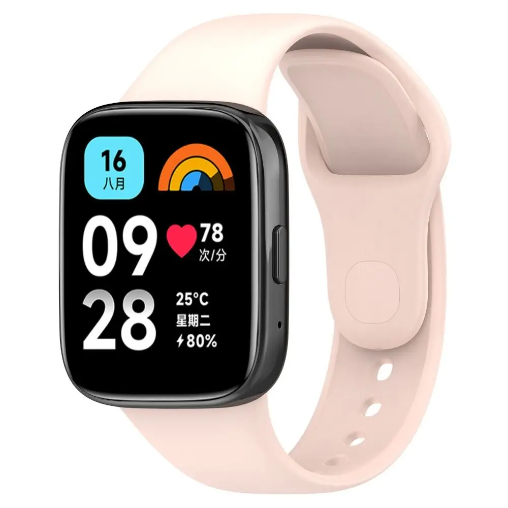 Soft Replacement Silicone Strap Smart Watch Wristband Watchband Accessories Bracelet Redmi Watch 3 Active