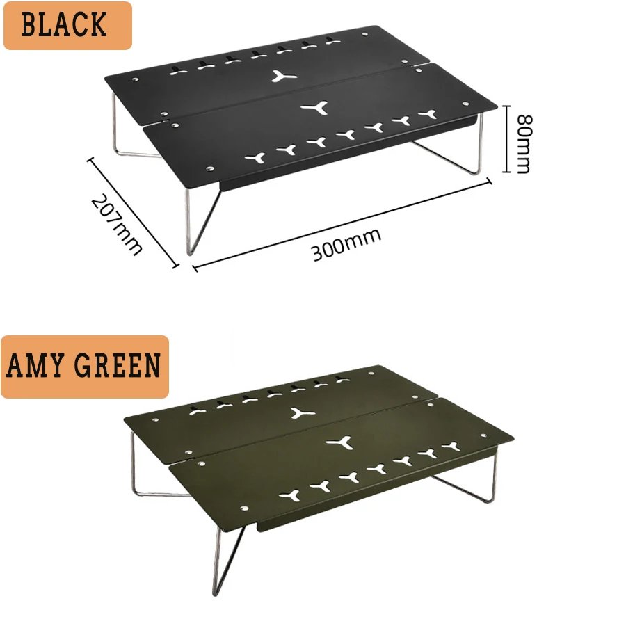 

1PC Compact Mini Camping Table – Portable,Ultralight,Folding Design – Small,Lightweight Surface for Hiking,Backpacking,Beach