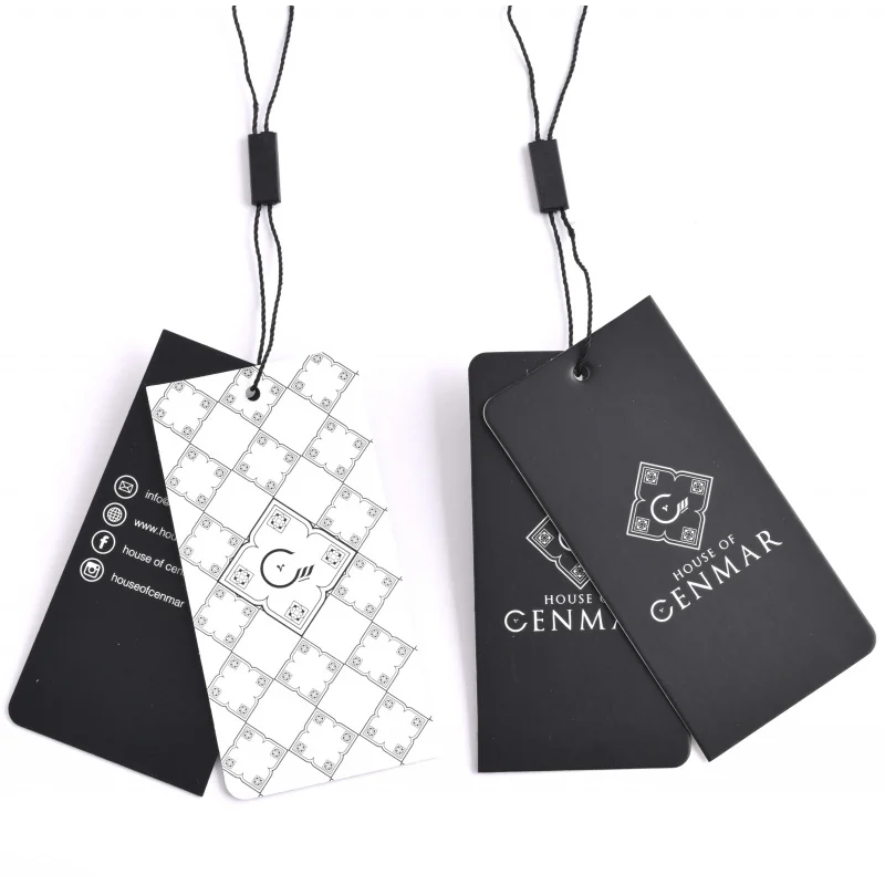 

Custom..pieces.Factory Direct Eco-Friendly Paper Hang Tags Custom Printed Logo Debossed Technique Preferential Pric