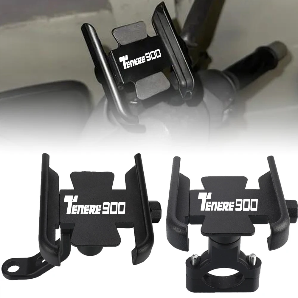 For YAMAHA TENERE 900 TENERE900 2019-Present Accessories Motorcycle Handlebar Mobile Phone Holder GPS Stand Bracket 2023 2024