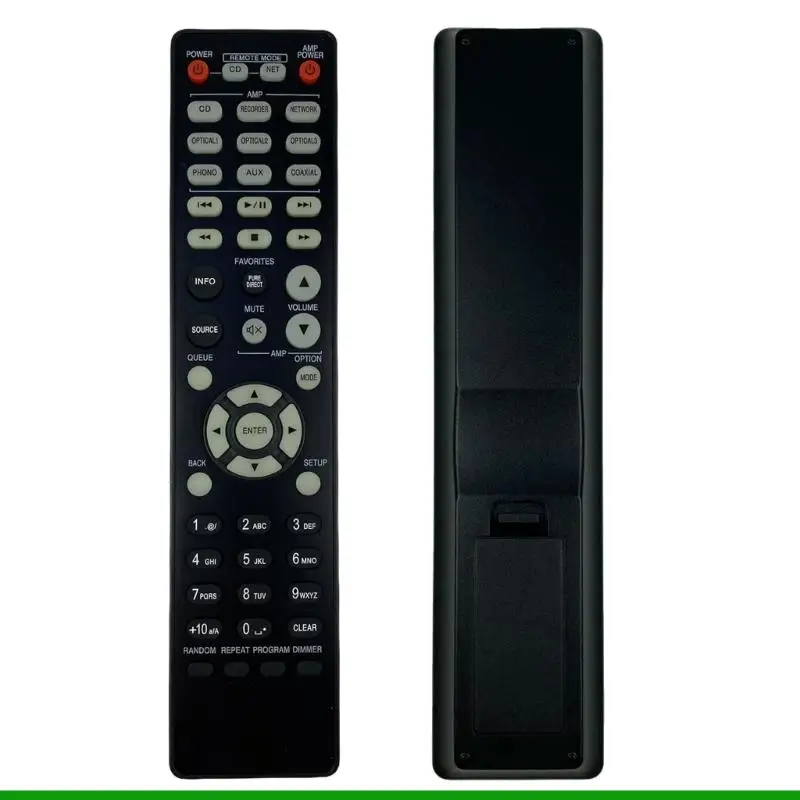 U55C Remote Controller For RC1223 RC1224 RC1225 Home Theaters Wide Compatibility Easy Setups Instantly Use Not Need Pairing