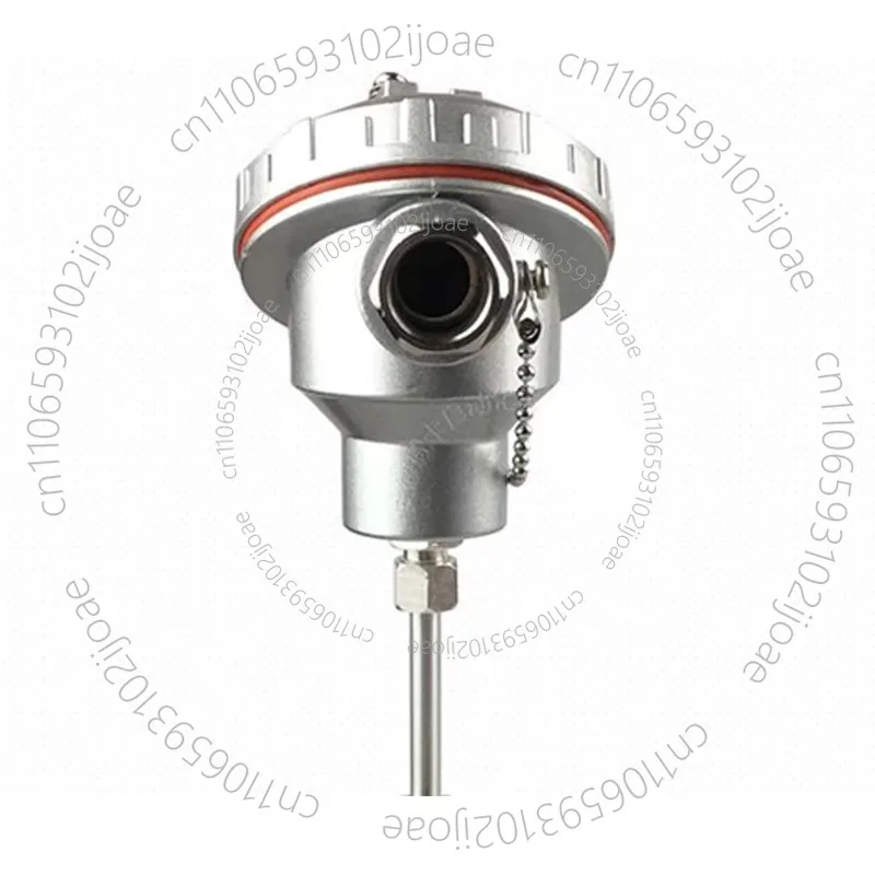 

PT100 Temperature Transmitter 6mm Probe 1/2" NPT Threaded Thermocouple Terminal Waterproof Sensor 3-Wire