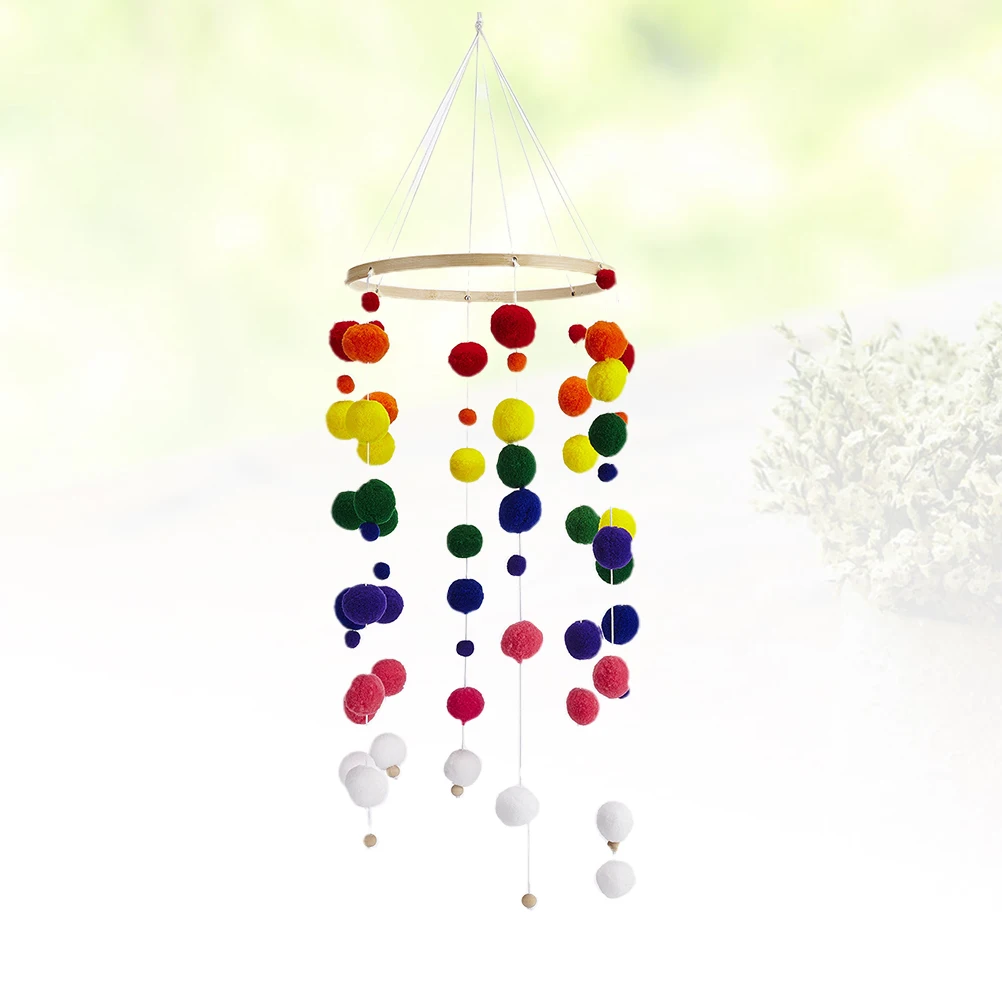 

Chimes Pendant Creative Hanging Decor Beautiful for Home Party Christmas Wedding Ornaments (Colorful)