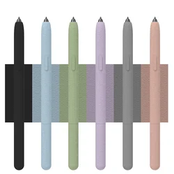 Matte Siliconen Pennenhoes Voor Samsung Galaxy Tab S9 Fe Plus S8 Ultra S7 Plus S7 Fe S6 Lite + S Pen Stylus Zachte Etui