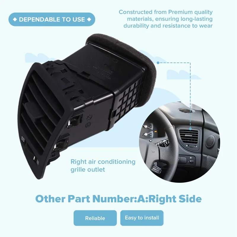 New_Air Conditioning Outlet Grille for Kia Sportage 97490-1F000WK,A