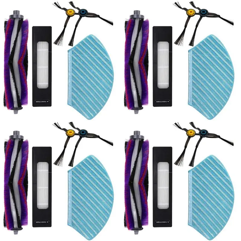 

Комплект из 4 предметов YANA50I для робота-пылесоса Midea M7 M7 Pro: сменная щетка, HEPA-фильтр, тряпка для влажной уборки, запасные части