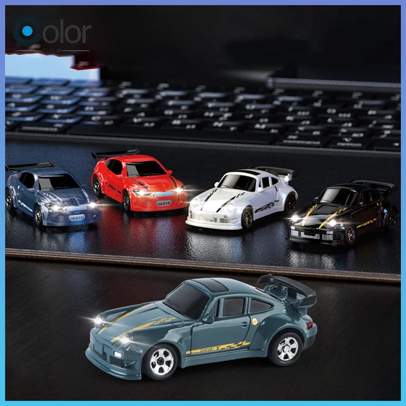 

2025 New Kf20 1:64 Rc Drift Car 2.4g High-Speed Racing Car Four-Wheel Mini Desktop Remote Control Car Children Rc Toy Boys Gift