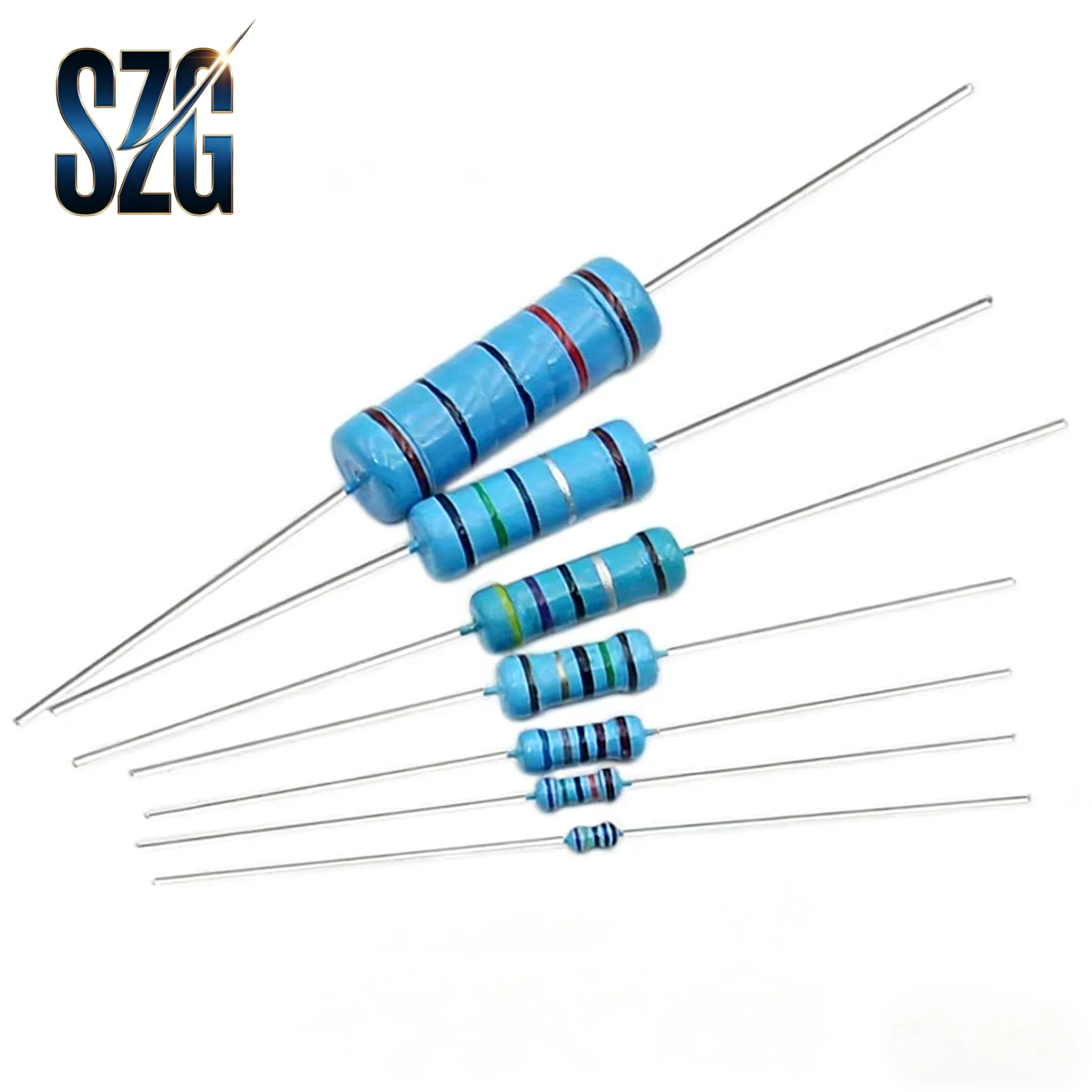 20Pcs/Lot 2W Carbon film Resistance 0R~10M 1% Metal film Resistor 1R 12R 220R 1K 22K 200K 2M 4.7M 5.6M 10M ohm Power Resistance