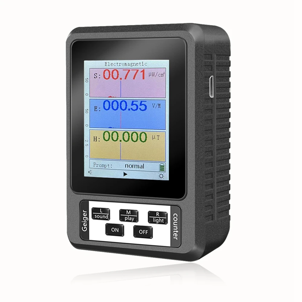 ABKN-XR2 BR-9A Rilevatore di radiazioni elettromagnetiche portatile Tester per misuratore EMF di radiazioni elettromagnetiche ad alta precisione
