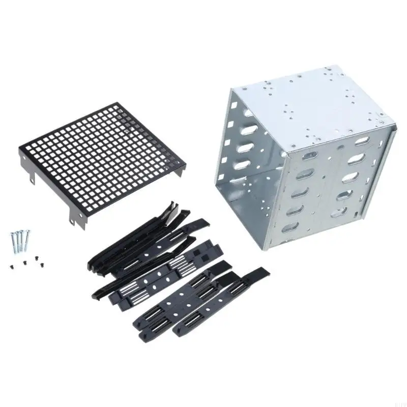 E1PF Cage Cage Hard Disk Rack Rack Стальница из нержавеющей стали с лодочным кронштейном для вентилятора для компьютера