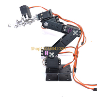 6DOF Six-Degree-of-Freedom Mechanical Arm Multi-Degree-of-Freedom Robot Steering Gear Grasping Mg996 Maker DIY Kit