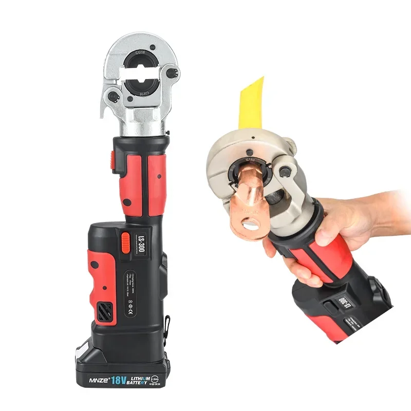 

YYHC-Electric Hydraulic Tool Crimp Plier LS-300 Mini Battery Powered Cable Crimp Electric Crimping Tool Set