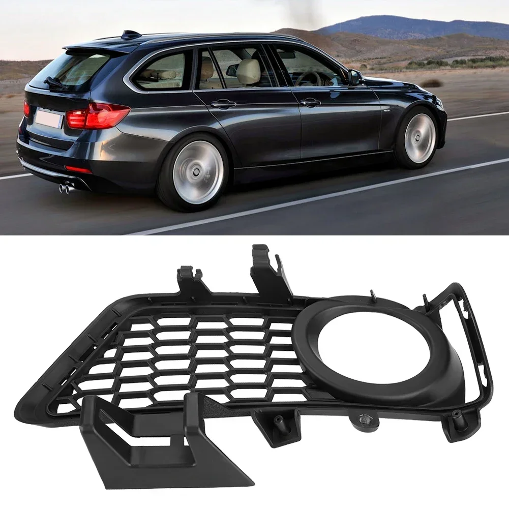

Fog Light Grille Black Fog Lamp Bezel ABS Honeycomb Perforated Design Left Replacement For BMW Serie 3 F30 F31 2011-2015