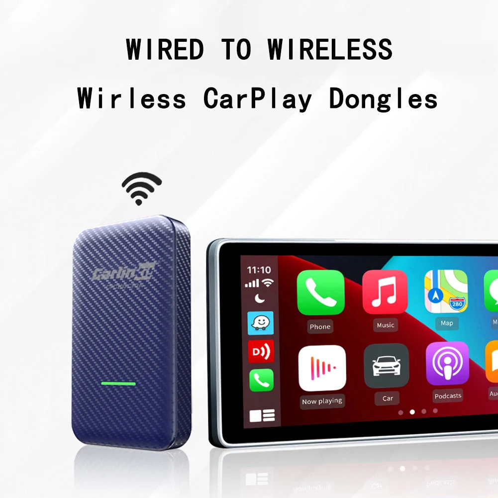 

Wireless Auto Adapter CarlinKit 4 0 Compatible With Wired USB Plug And Play For Apple Dongle