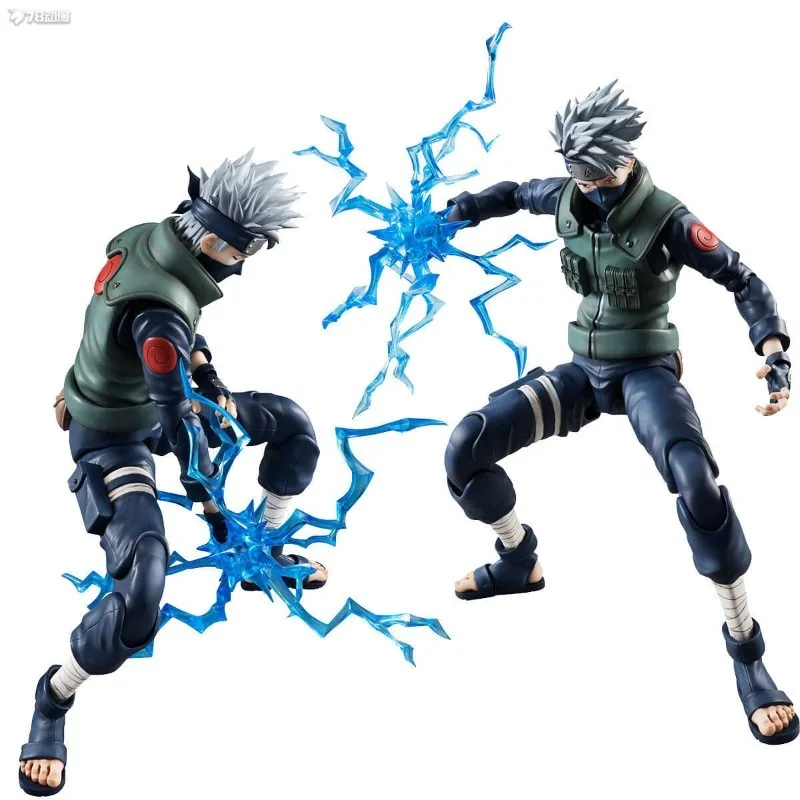 Mega House Original VARIABLE ACTION HEROES Series DX Flag Wood Kakashi Fertigproduktmodell Exquisite Toy Collectibles