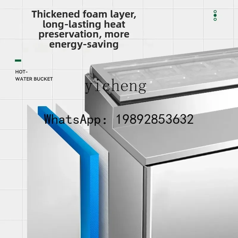 Q5  salad table fresh-keeping workbench fruit fishing display cabinet commercial Malatang cold dishes refrigerated side