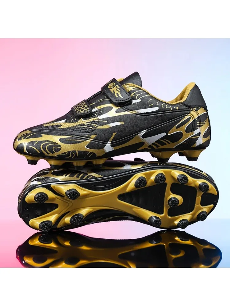 Nouveaux hommes enfants bottes de Football ultralégers garçons chaussures de Football professionnelles crampons antidérapant Match herbe chaussures d'entraînement livraison directe