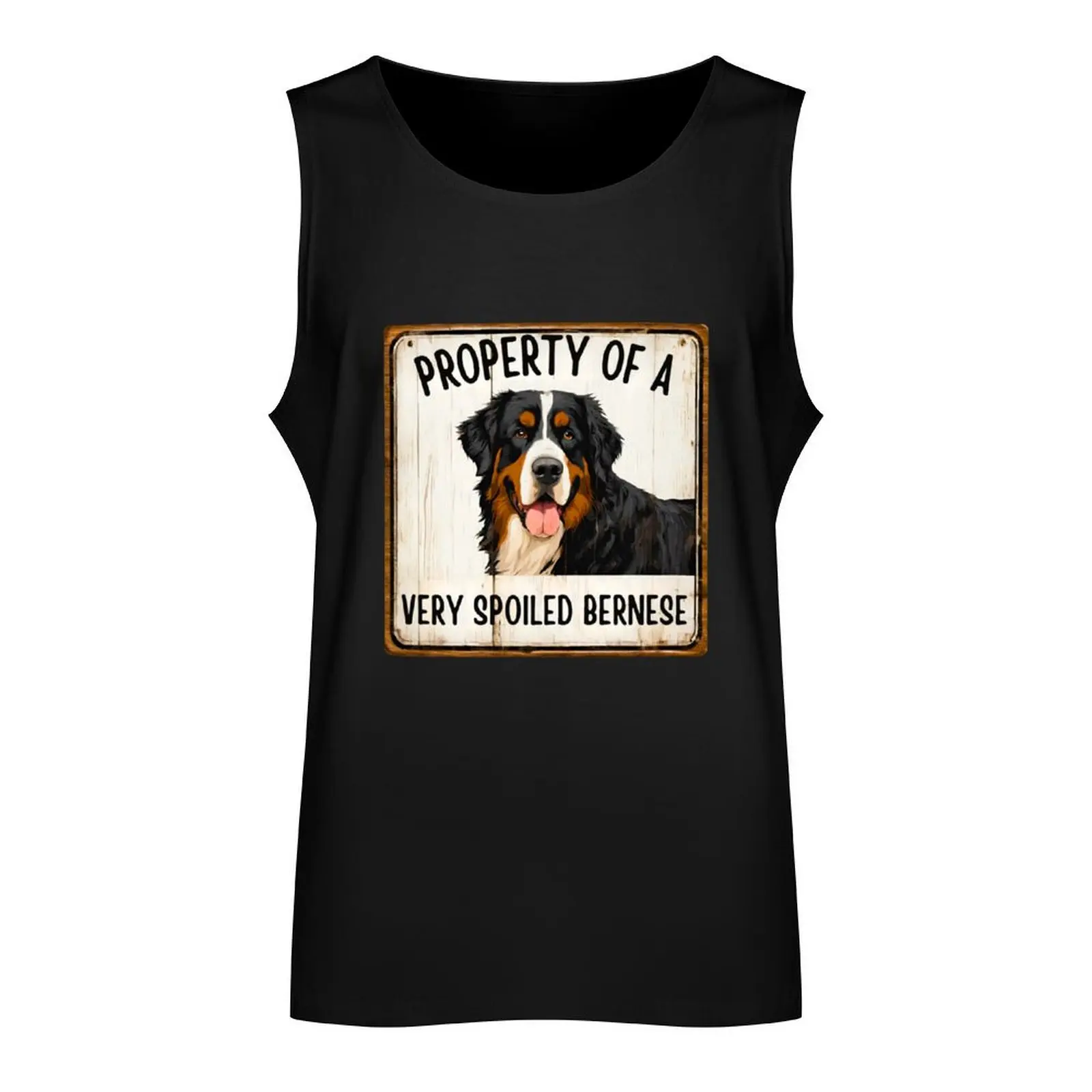 Property of a Bernese Mountain Dog Tank Top Men's clothes summer 2024 bodybuilding man gym wear men