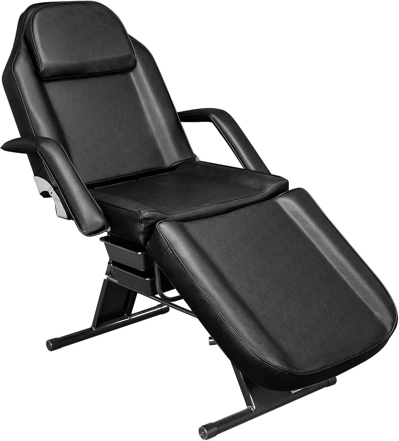 Massage Salon Tattoo Chair Esthetician Bed with Beauty Basket, Professional Tattoo Table Salon Spa Equipment for Facial