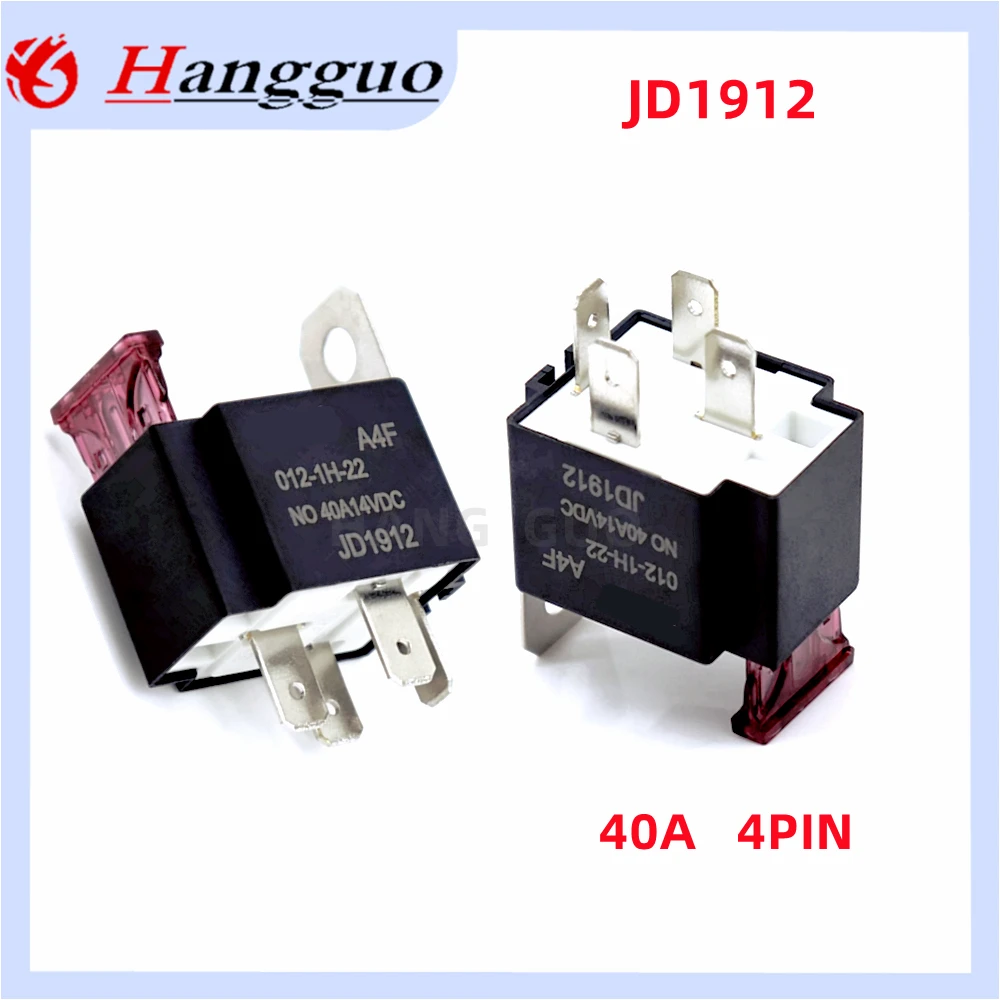 1PCS  Car Fuse Relay Automotive Relay Circuit Control 40A 12V/24V JD1912 JD1914 Copper Terminal Auto Relay Wiring Harness