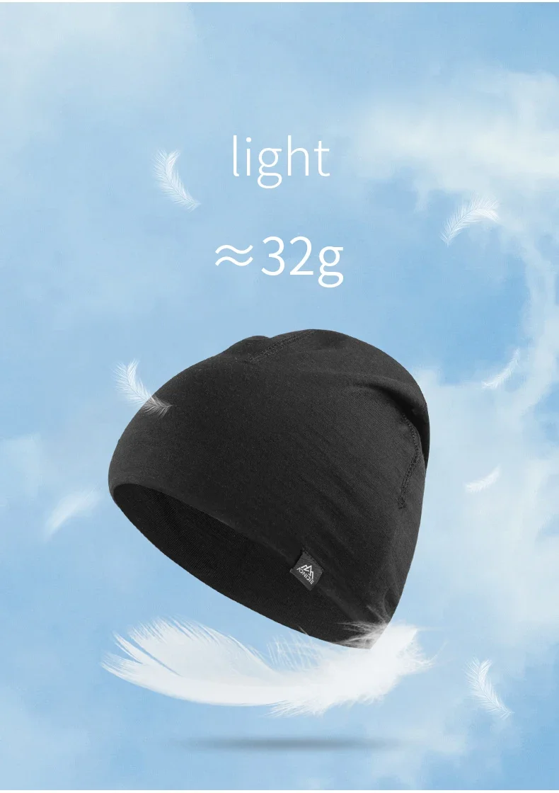 AONIJIE Outdoor Sports Cap Men Women Knited Wool Caps Spring Autumn Winter Cuffed Hat Travel Caps Camping Hiking Running Hats