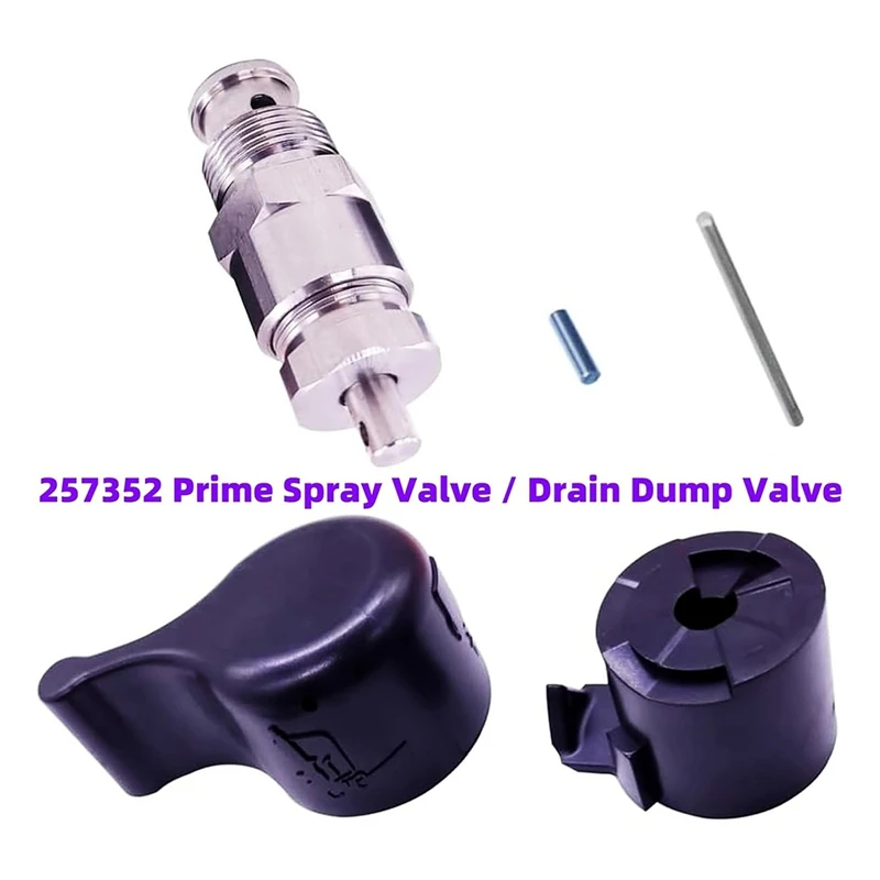 181072 Pump Inlet Strainer Screen Filter& 257352 Prime Sprayvalve Drain Dump Valve Fits 695 795 3900 1095 1595 5900