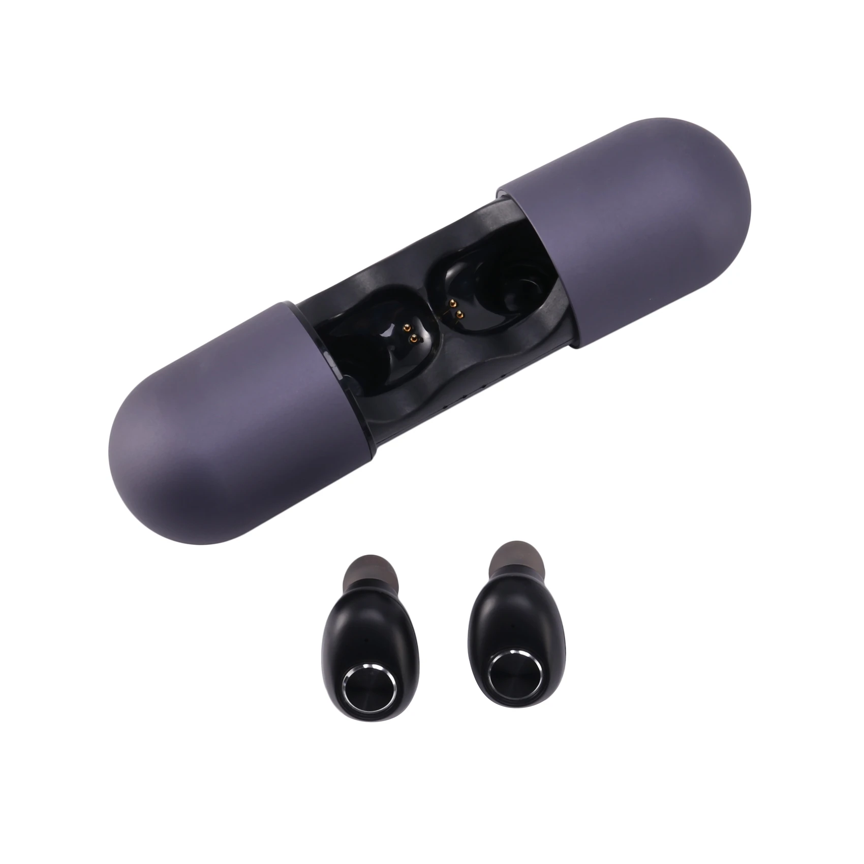 V8 TWS Bluetooth Earphones 5.0 Denoise Reduction Wireless Headset Binaural Call SweatProof for iPhone