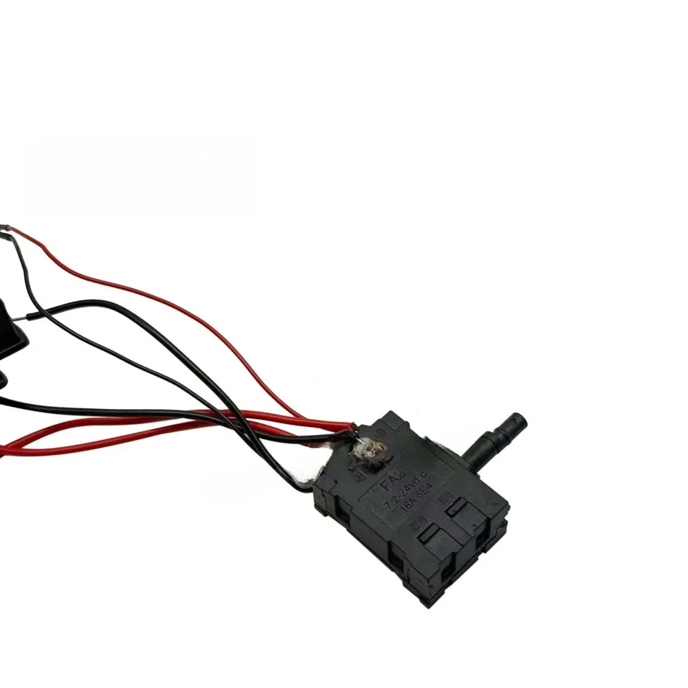 Electric Ratchet Wrench Switch 21V with LED Display for FA2 7.2 24Vdc 16A 5E4 Power Tool Control Black 3.9x1.6x2.8cm