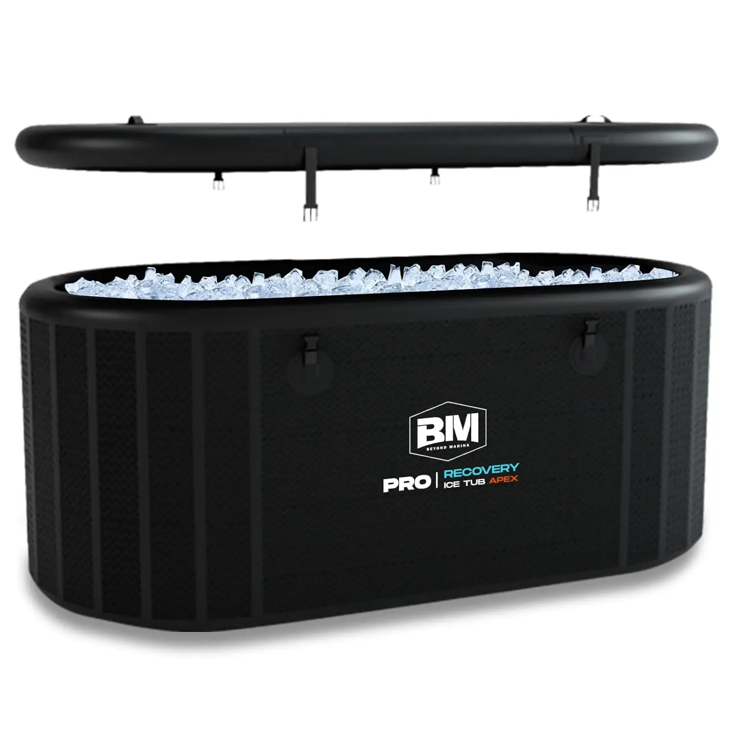 

Inflatable Ice Bath Athletes Cold Plunge Chiller Compatible 150 Gallon 59x31x24in Custom