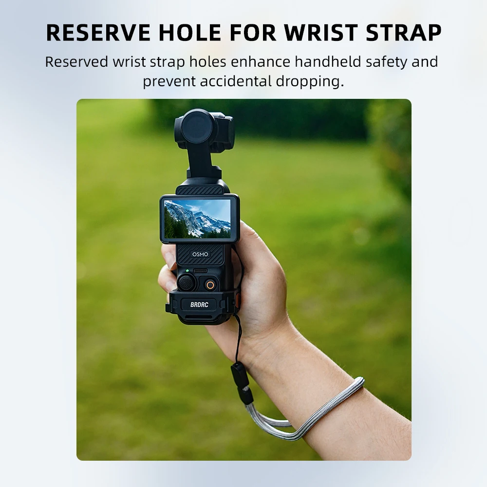 BRDRC Magnetischer Adapterhalter für DJI Osmo Pocket 4/3, Magsafe-Halterung für iPhone 17/16/15/14/13, Pocket 4/3 Zubehör – Detail 9