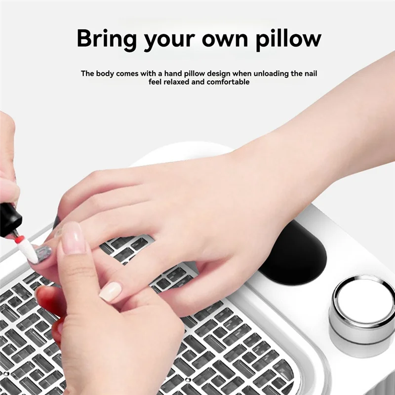 Nail Care Vacuum Cleaner New 80W Powerful Japanese Removable Filter Nail Care Vacuum Cleaner EU Plug