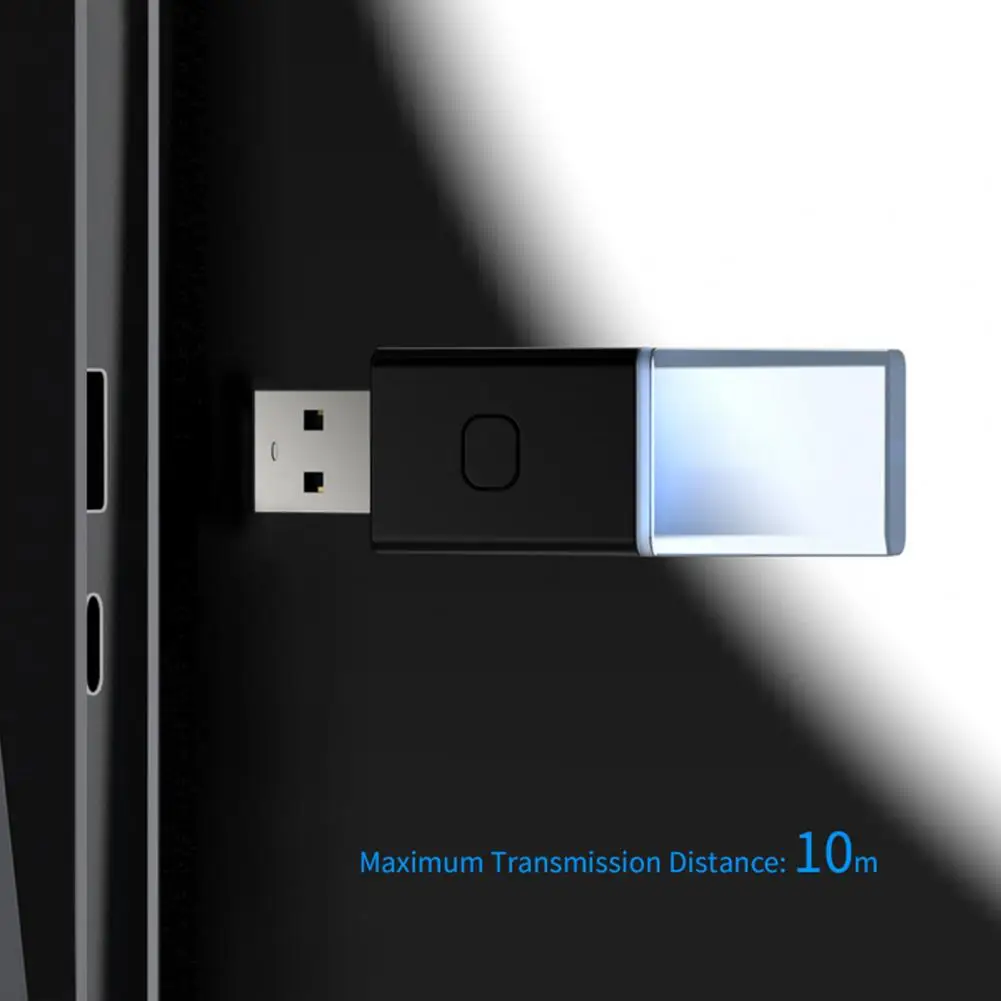 Controller Adapter Portable Plug and Play ABS Bluetooth-compatible Joystick Receiver for PS5