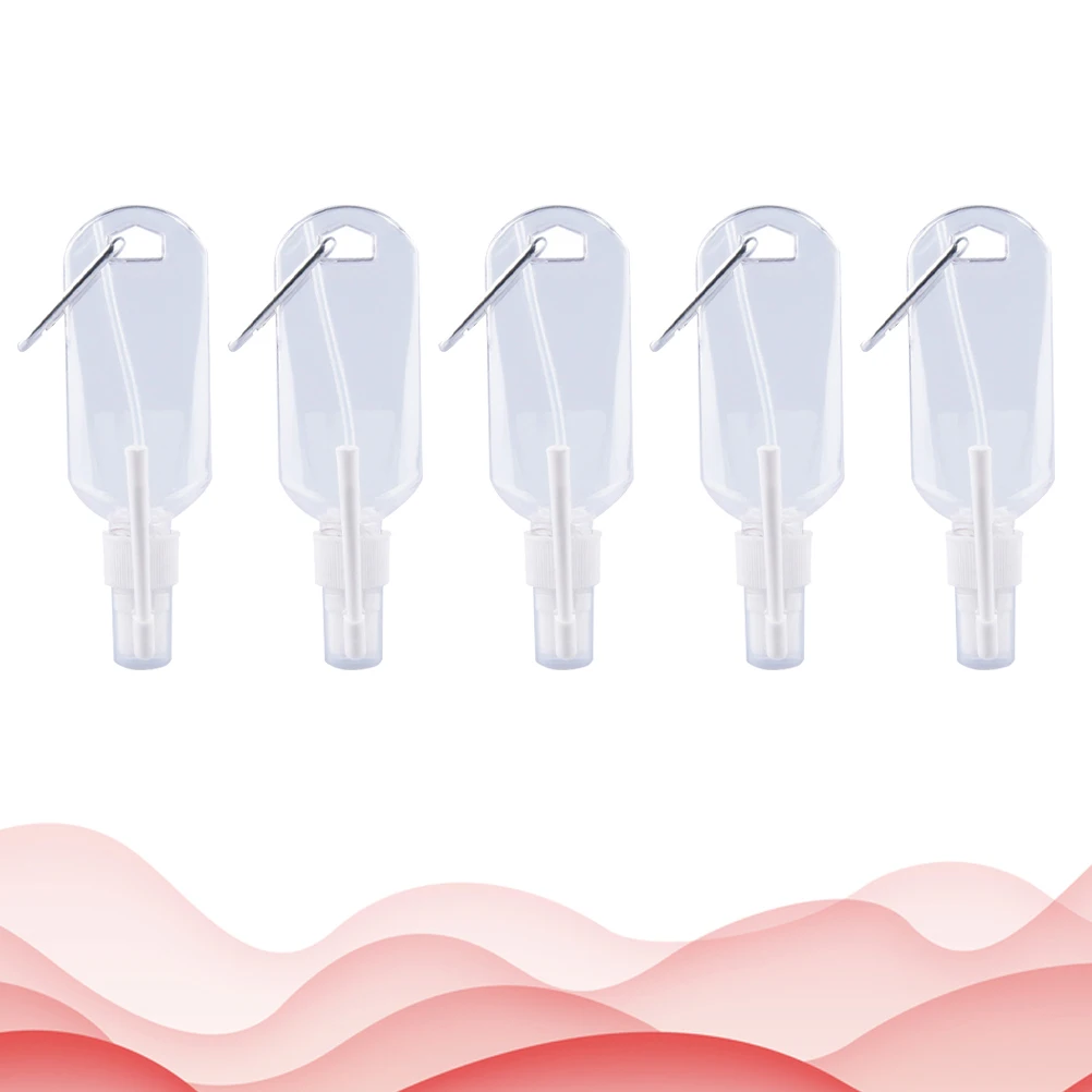 

5 Pcs Elephant Trunk Spray Bottle Travel Rotary Bottles with Hook Water-based Eco-friendly Leakproof