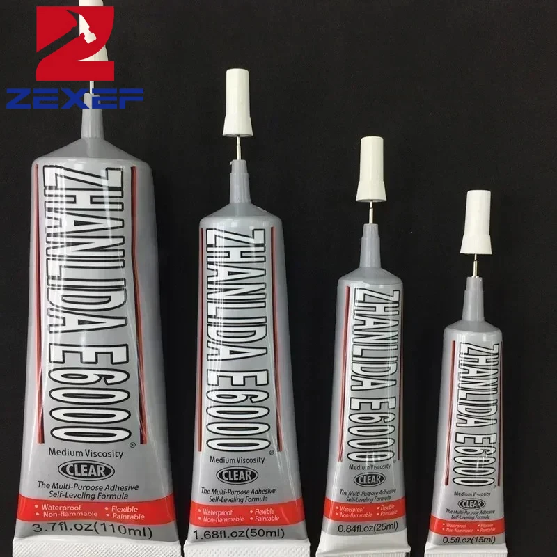 1pc E6000 Glue DIY Crystal Rhinestones Craft Hyun Needles Epoxy Adhesive Strong Hotfix for Jewelry Tool Jewelry Clothes Crafts
