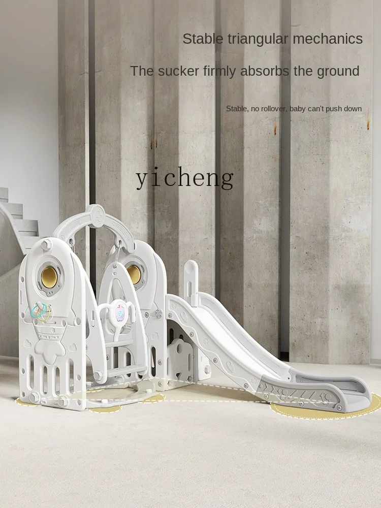 YY Slide Indoor Home Cadre d'escalade pour bébé pour enfants Balançoire et diapositives deux en un