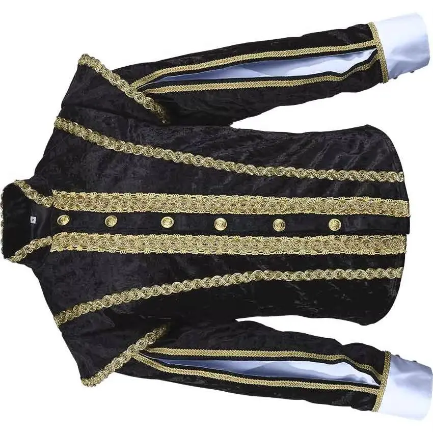 

Tudor Elizabethan Jacket Medieval Renaissance Victorian Royal Court Noble Baroque Uniform Coat for Men Carnival Party Gown
