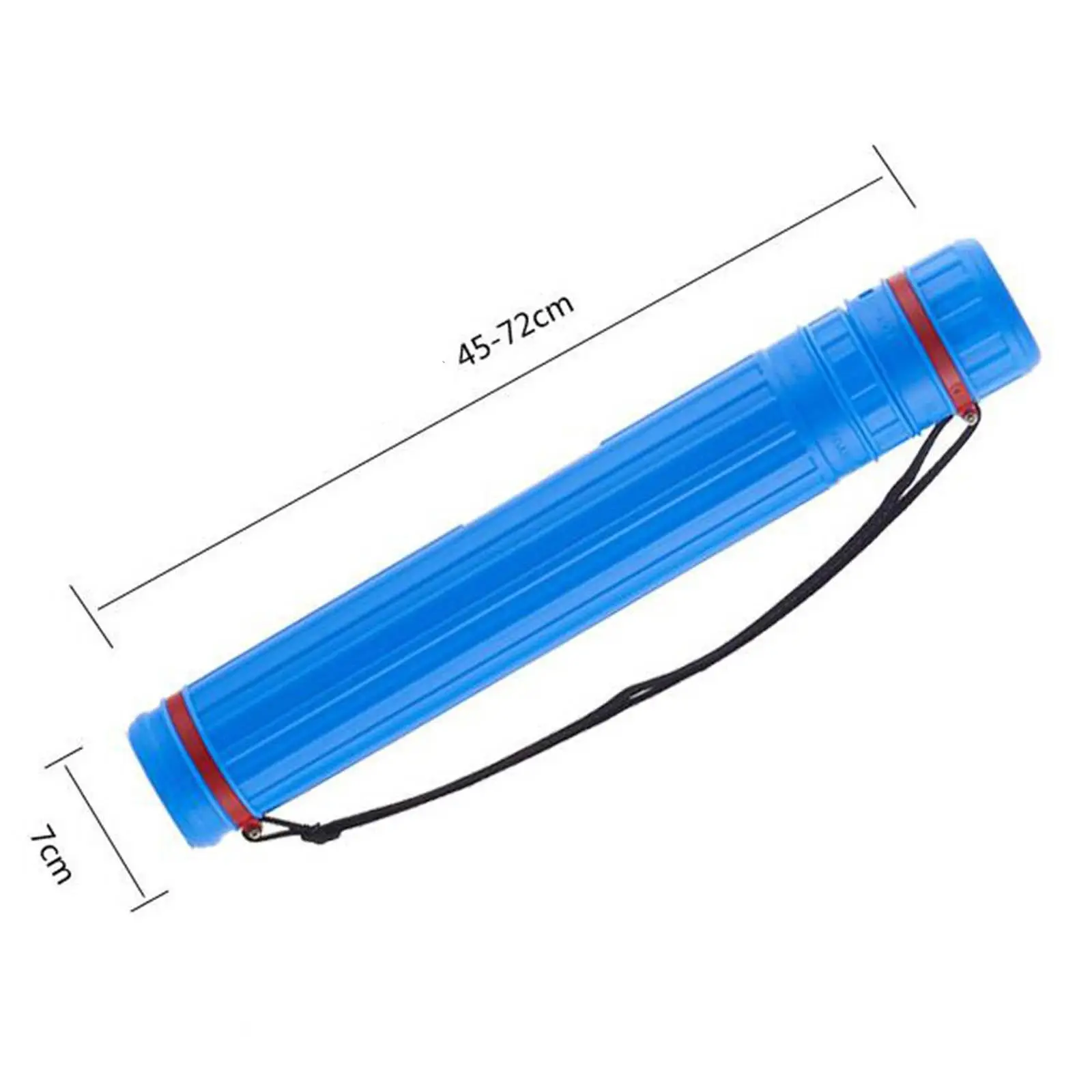 Lightweight Document Poster Tube with A Carry Strap Light-Resistance 17.7'' up