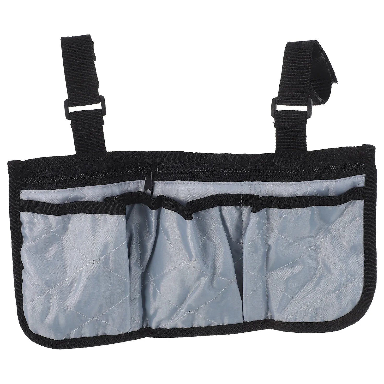 

Многофункциональная подвесная сумка-органайзер на подлокотник инвалидной коляски с держателем для стакана для скутера, коляски, для использования на улице